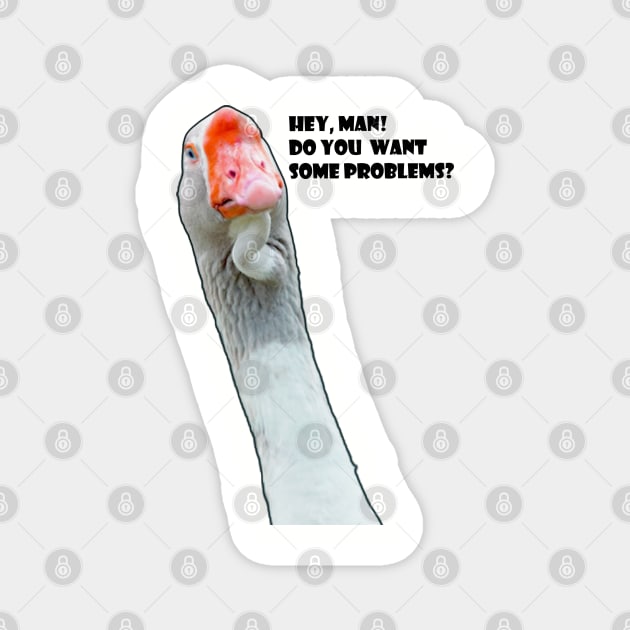 Top Evil Goose Magnet by crazygoose30