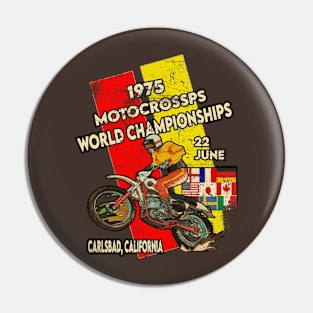 Motocross // World Championships 1975 Pin