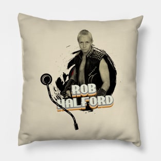 Rob Halford // Vinyl Vintage Style Pillow