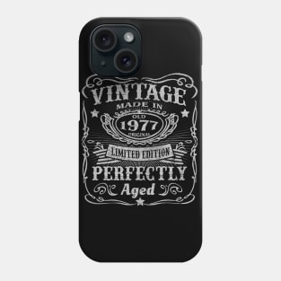 43Th Birthday Gift Vintage 1977 Classic Men Women 43 Years Phone Case