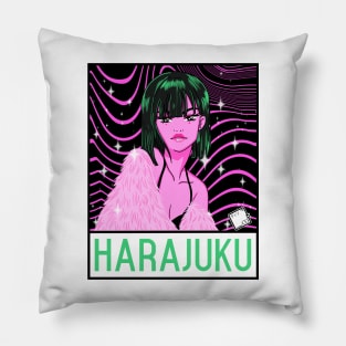 Harajuku Anime Girl Pillow