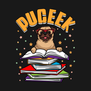 Funny Pug Owners PUGEEK Pug Lover T-Shirt