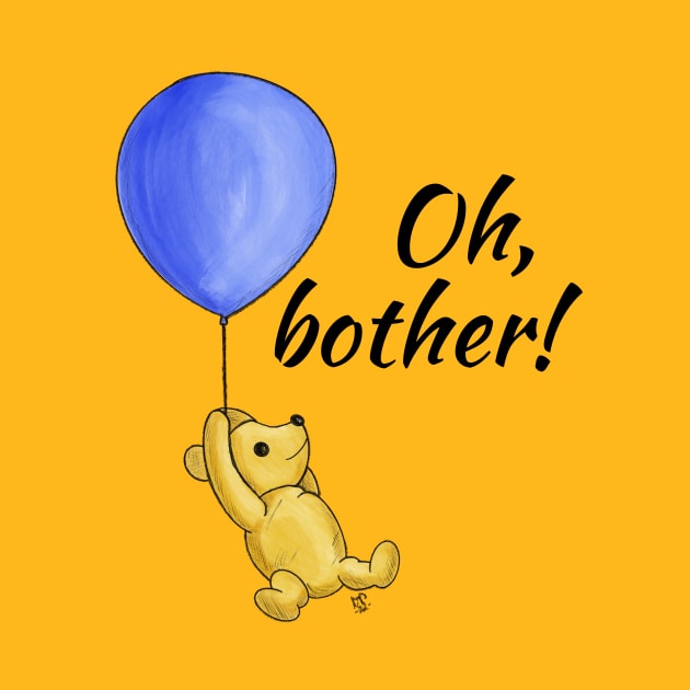 Oh, bother! - Winnie The Pooh and the balloon by Alt World Studios