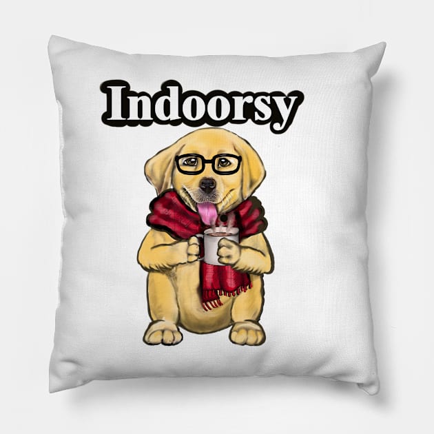 The top 10 best funny gift ideas for women and men. Cute funny puppy dog introvert humor humour Saying For teen girls, teen boys,teenagers Pillow by Artonmytee