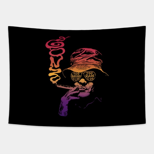 Psychedelic Gonzo Tapestry by marieltoigo