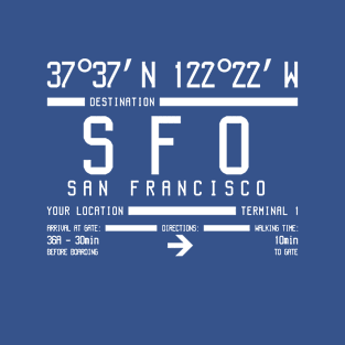 San Francisco International Airport SFO T-Shirt