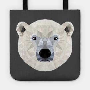 Low Poly Polar Bear Tote