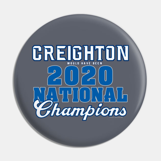 Creighton 2020 NCAA Champs Pin by wifecta