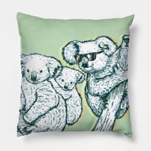 Rocking Koalas Pillow