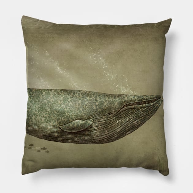 The Damask Whale Pillow by Terry Fan