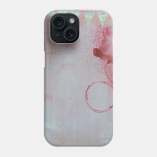 Abstract background illustration with faint circles Phone Case