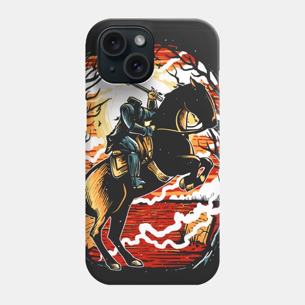 Headless Horseman Phone Case by SEspider