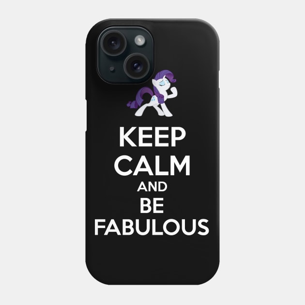 Keep calm and be fabulous Phone Case by Brony Designs