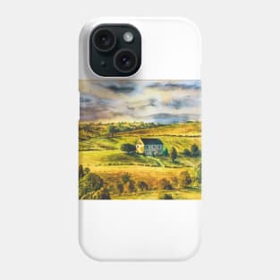 House on the hill, illustration Phone Case