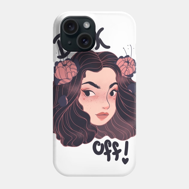 Back Off! Phone Case by lanajay