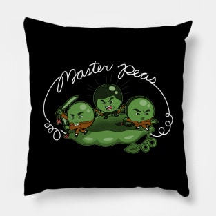 Cute Kung-fu Masters Bruce Lee Ip Man  Wong Fei Hong Vegan Peas Cute Martial Arts Masters Cartoon Pillow