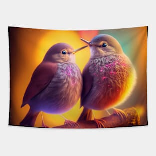 Love Birds 3 Tapestry