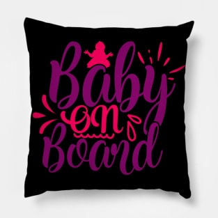 Baby on board Pillow