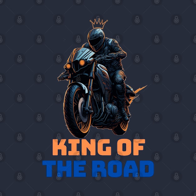 king of the road - motorcycle biker by Octagon