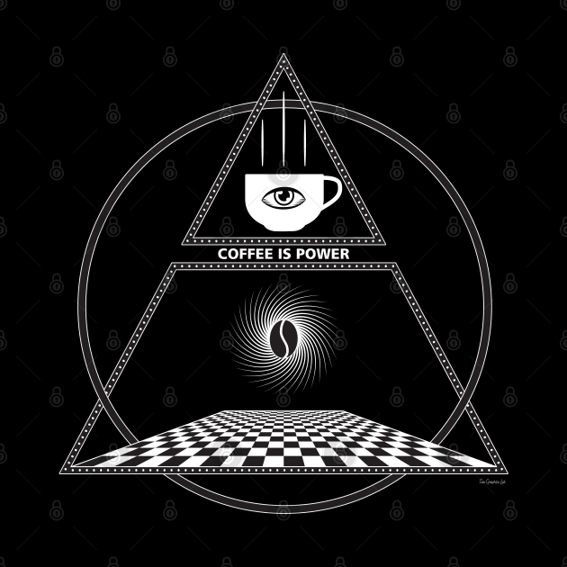 Coffee is Power Pyramid Conspiracy by SunGraphicsLab