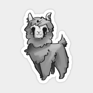 Cute Doomed Alpaca Magnet