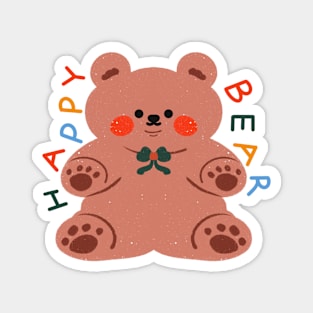 HAPPY BEAR Magnet