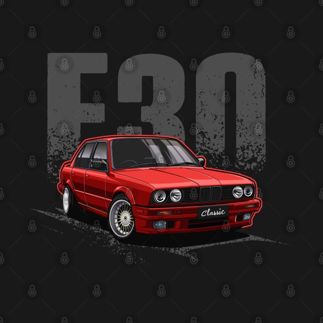 Classic E30 Gang (Candy Red) by Jiooji Project