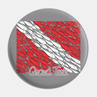 Scuba Diving Flag - Grand Turk Pin