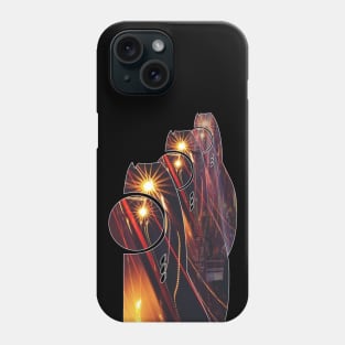 Trailing light trails Italian super sports cars Phone Case