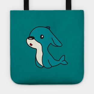 Dog X Dolphin AKA DOGPHIN | Simple line design Tote