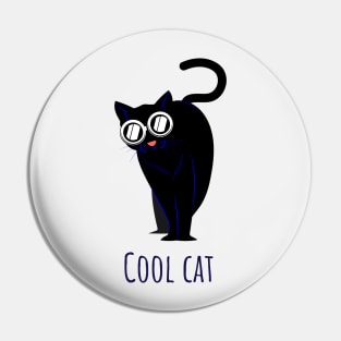 Cool and funny cat Pin