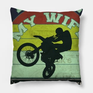 i love when my wife let me buy another Motocross Pillow