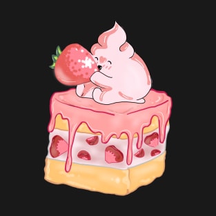 cute strawberry cake T-Shirt