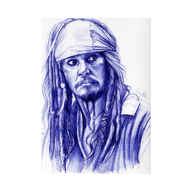 Jack Sparrow by lunaperriART