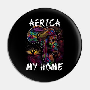 Africa, My Home 7 Pin