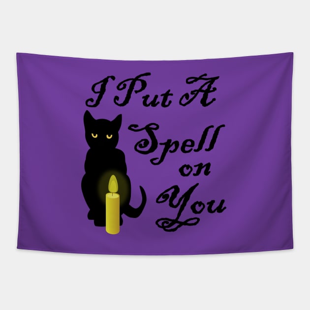 I Put A Spell On You Cheeky Witch Tapestry by Cheeky Witch