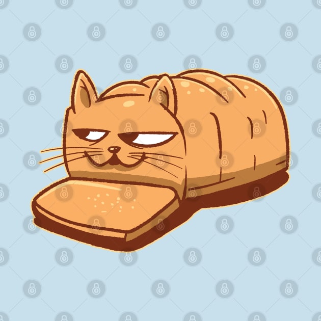 Funny Cat Bread Loaf by HiFi Tees