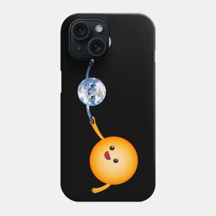 The Sun, the Moon and the Earth Family Phone Case