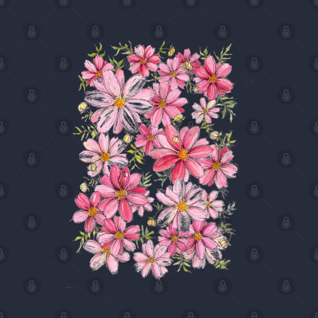 Pink Floral Pattern by JessicaRose