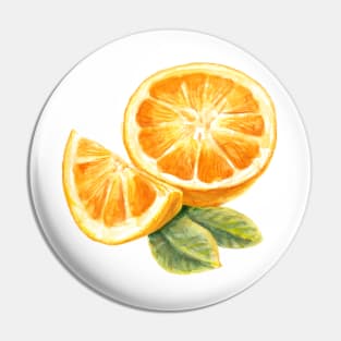 Orange fruit Pin