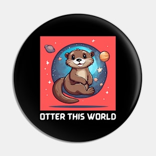 Otter this World | Otter Pun Pin