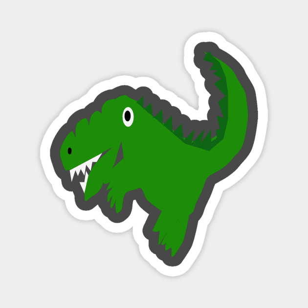 Vector crocodile illustration Magnet by Anna Kobylarz32