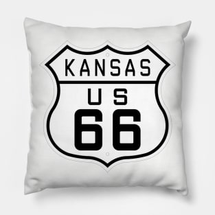 Kansas Route 66 Pillow