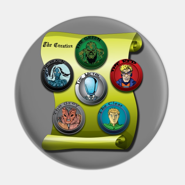 The 7 Kingdoms (Swamp Thing) Pin by Exit8