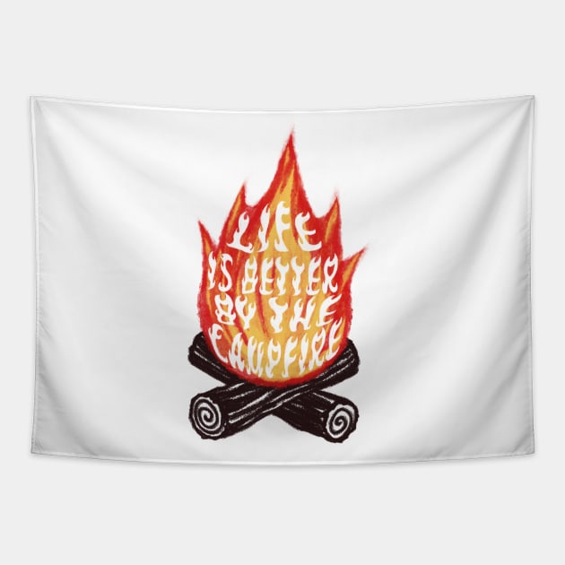 Campfire Tapestry by Laura_Nagel