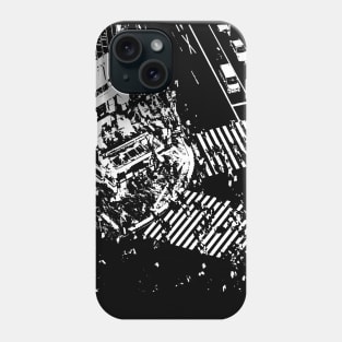 Manga Panel - Shibuya Crossing (渋谷区) Phone Case