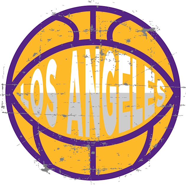 Los Angeles Basketball 3 Kids T-Shirt by HooPet