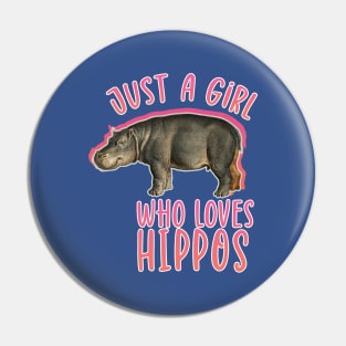 Just a girl who loves hippos. hippo lover Pin