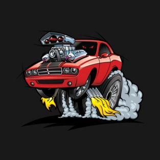 Muscle Car Cartoon T-Shirt