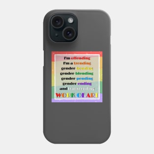 Work of Art - Everybody's Talking About Jamie Phone Case